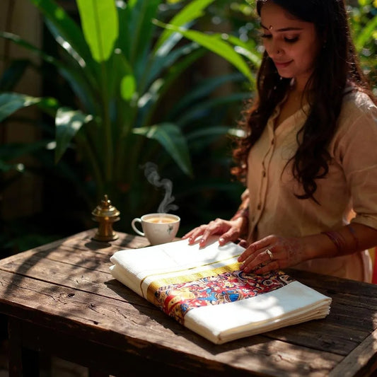 Chummar Chithrakala: Shirt + Mundu Combo