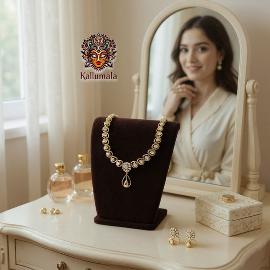 AD Stone Necklace – Sparkling Luxury with Timeless Elegance