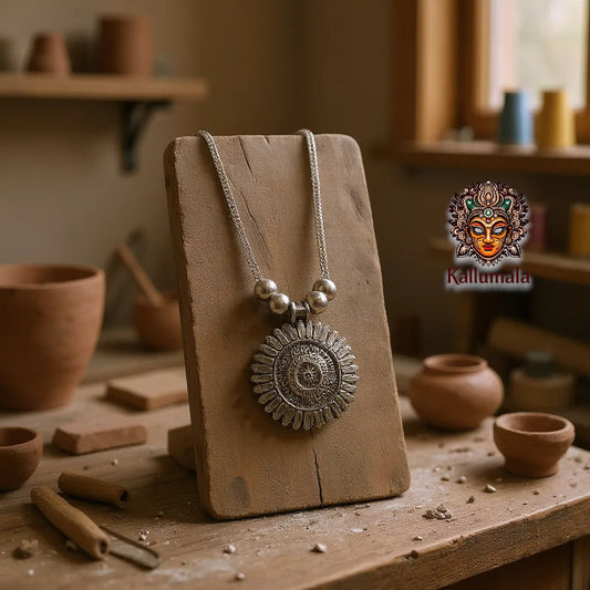 Oxidized Chakra Necklace
